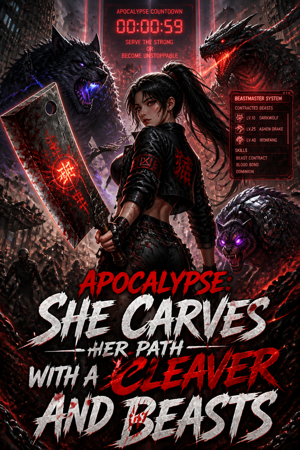 Apocalypse: She Carves Her Path with a Cleaver and Beasts