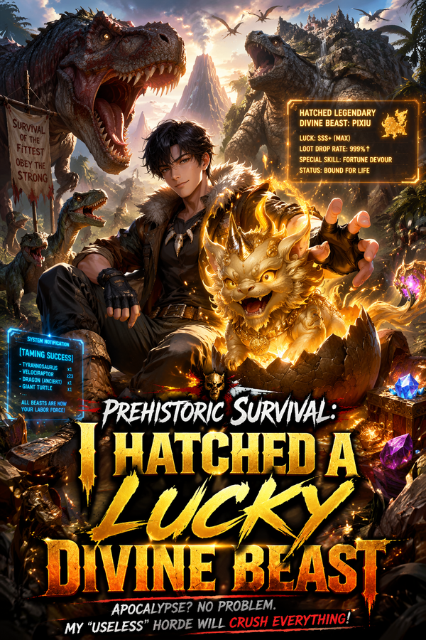 Prehistoric Survival: I Hatched a Lucky Divine Beast
