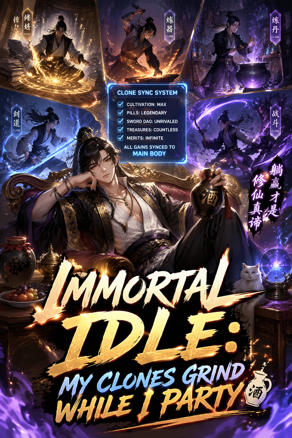 Immortal Idle: My Clones Grind While I Party