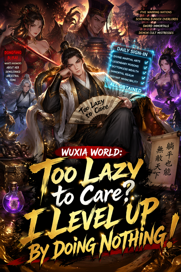 Wuxia World: Too Lazy to Care? I Level Up by Doing Nothing!
