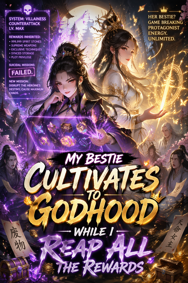 My Bestie Cultivates to Godhood While I Reap All the Rewards