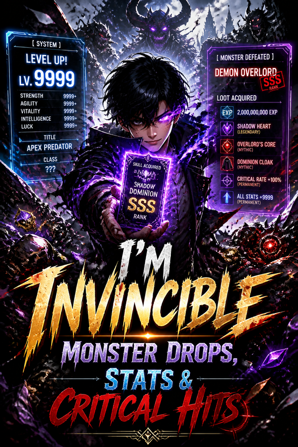 I'm Invincible: Monster Drops, Stats & Critical Hits